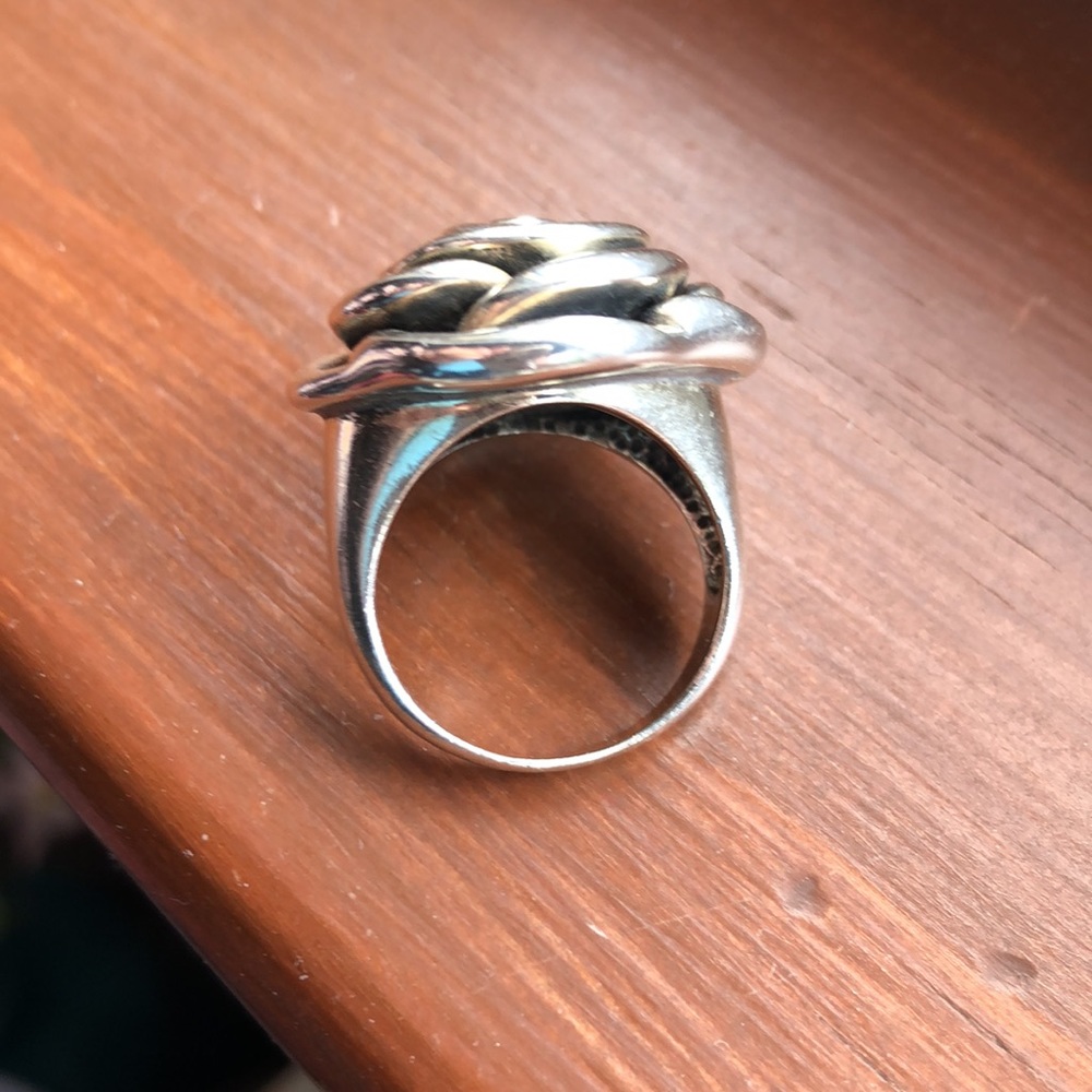 Sterling Flower Ring - image 5